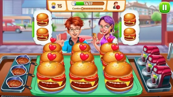 jeux de cuisine : Cooking Town MOD