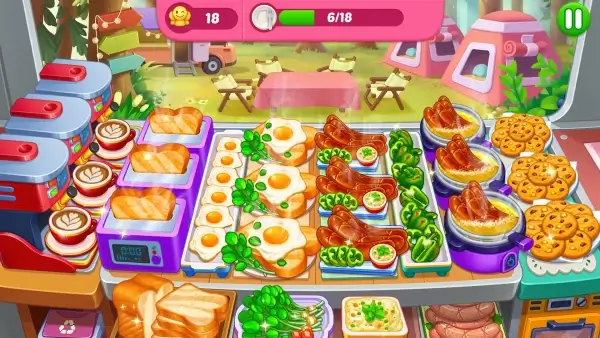 Crazy Cooking Diner: jeux chef MOD